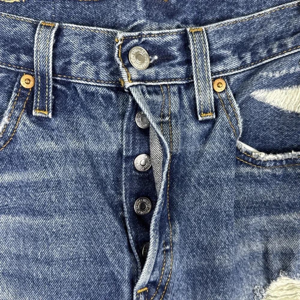 Levi's Blue Straight Leg Women's Jeans - Picture 7 of 9